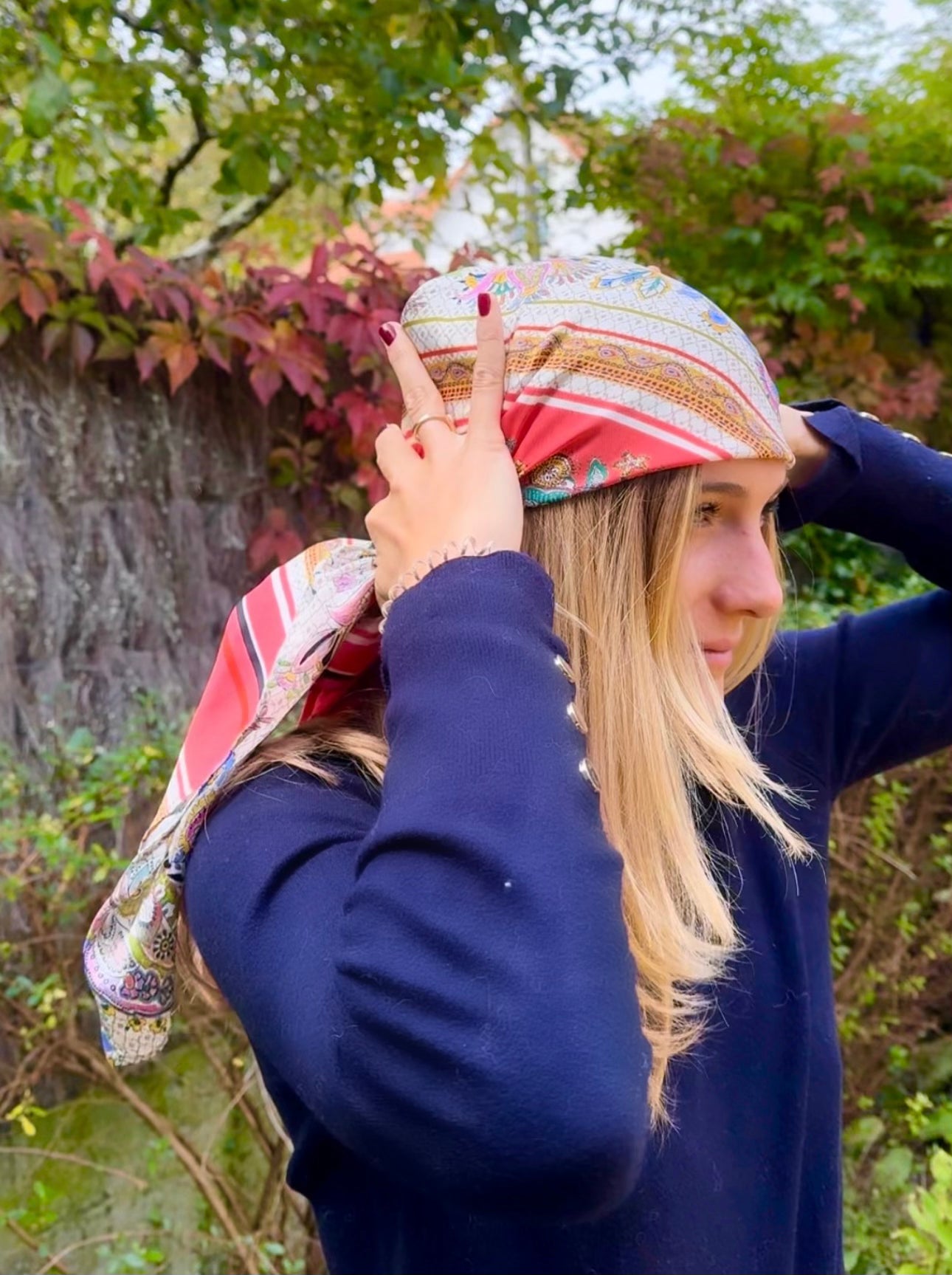 Foulard Empreinte Florale