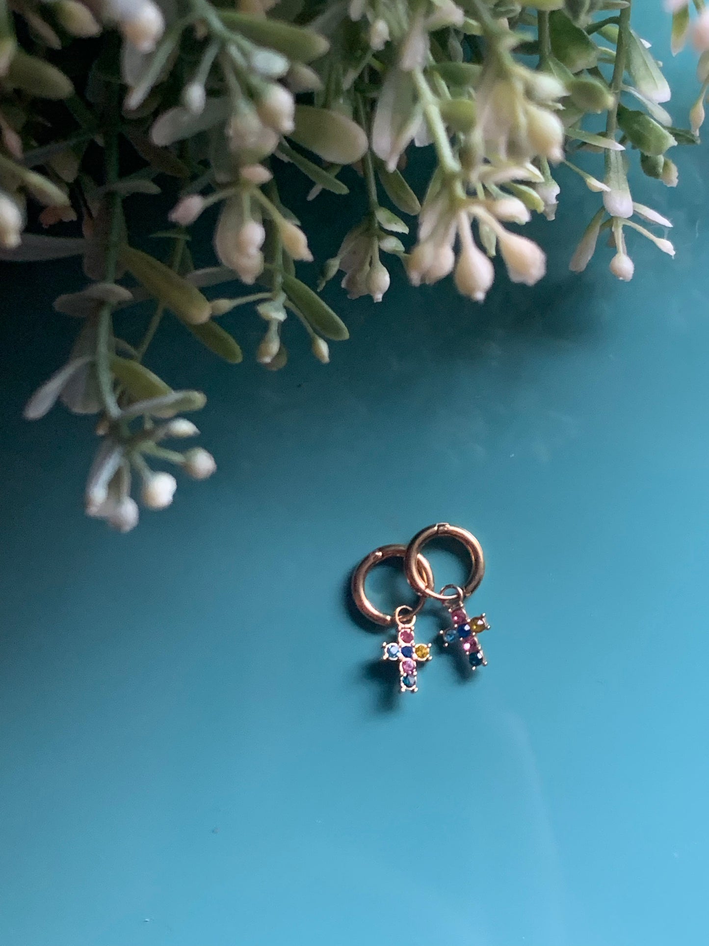 Boucles d’oreilles Mini Cross